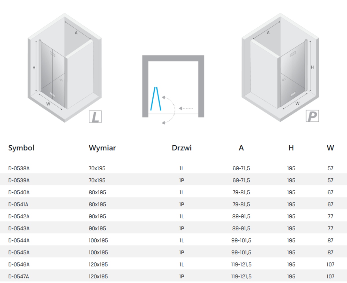New Trendy new soleo kabina prysznicowa